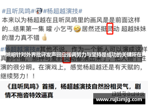 姚明针对外界批评发声回应强调努力与坚持是成功的关键所在